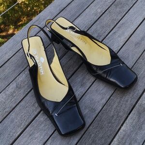 JB Martin Paris leather slingbacks